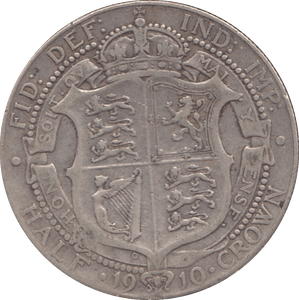 1910 HALFCROWN ( FINE ) - HALFCROWN - Cambridgeshire Coins