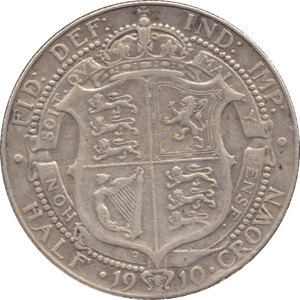 1910 HALFCROWN ( GF ) - HALFCROWN - Cambridgeshire Coins