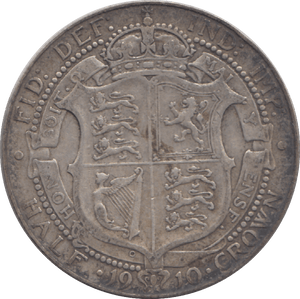 1910 HALFCROWN ( GF ) - HALFCROWN - Cambridgeshire Coins