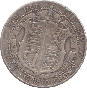 1910 HALFCROWN ( GF ) - HALFCROWN - Cambridgeshire Coins