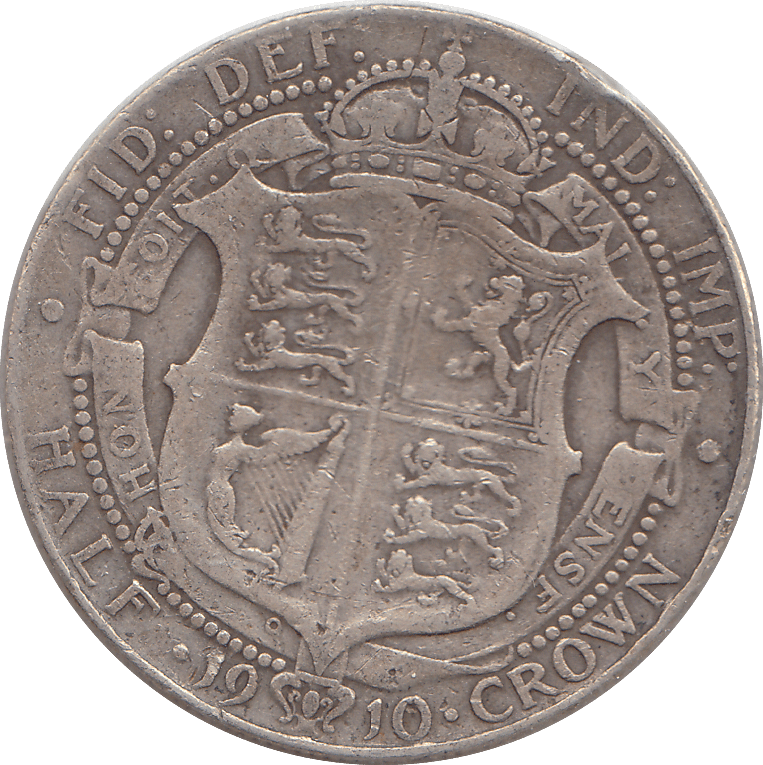 1910 HALFCROWN ( GF ) - HALFCROWN - Cambridgeshire Coins