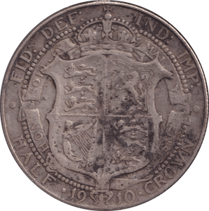 1910 HALFCROWN ( GF ) - HALFCROWN - Cambridgeshire Coins