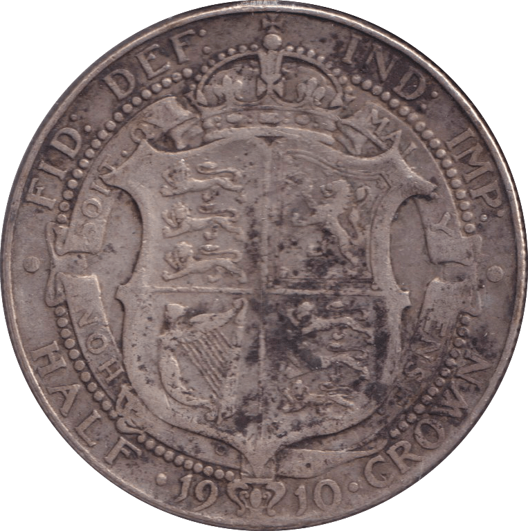 1910 HALFCROWN ( GF ) - HALFCROWN - Cambridgeshire Coins