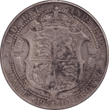 1910 HALFCROWN ( GF ) - HALFCROWN - Cambridgeshire Coins