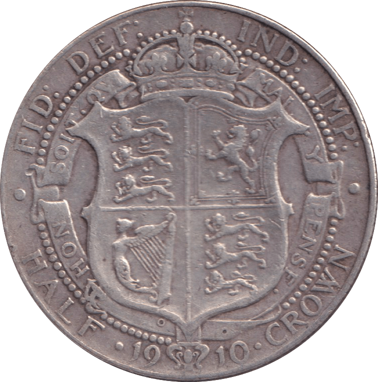 1910 HALFCROWN ( GF ) - HALFCROWN - Cambridgeshire Coins