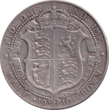 1910 HALFCROWN ( GF ) - HALFCROWN - Cambridgeshire Coins