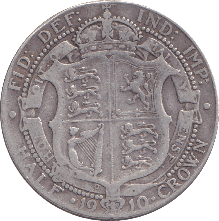 1910 HALFCROWN ( GF ) - HALFCROWN - Cambridgeshire Coins