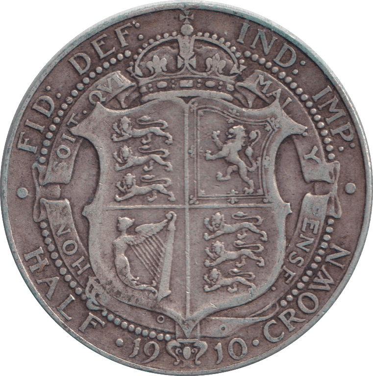 1910 HALFCROWN ( GF ) - HALFCROWN - Cambridgeshire Coins