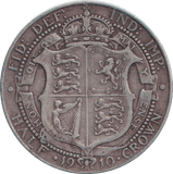 1910 HALFCROWN ( GF ) - HALFCROWN - Cambridgeshire Coins