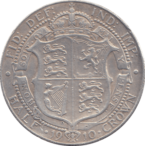 1910 HALFCROWN ( GVF ) - HALFCROWN - Cambridgeshire Coins