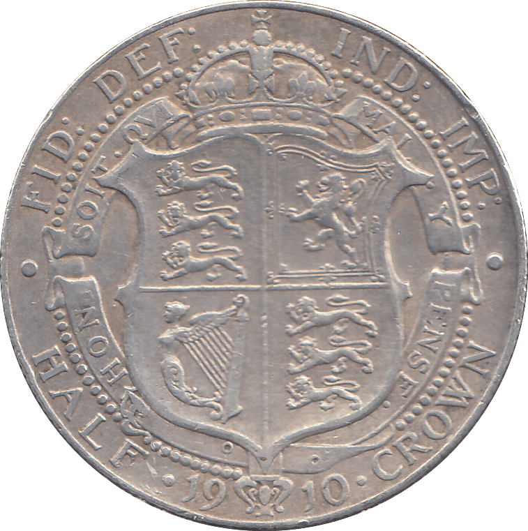 1910 HALFCROWN ( GVF ) - HALFCROWN - Cambridgeshire Coins