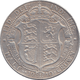 1910 HALFCROWN ( GVF ) - HALFCROWN - Cambridgeshire Coins