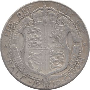 1910 HALFCROWN ( NF ) - HALFCROWN - Cambridgeshire Coins