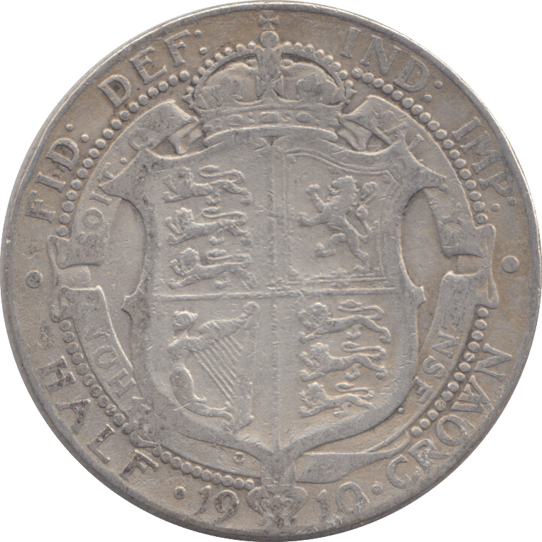 1910 HALFCROWN ( NF ) - HALFCROWN - Cambridgeshire Coins