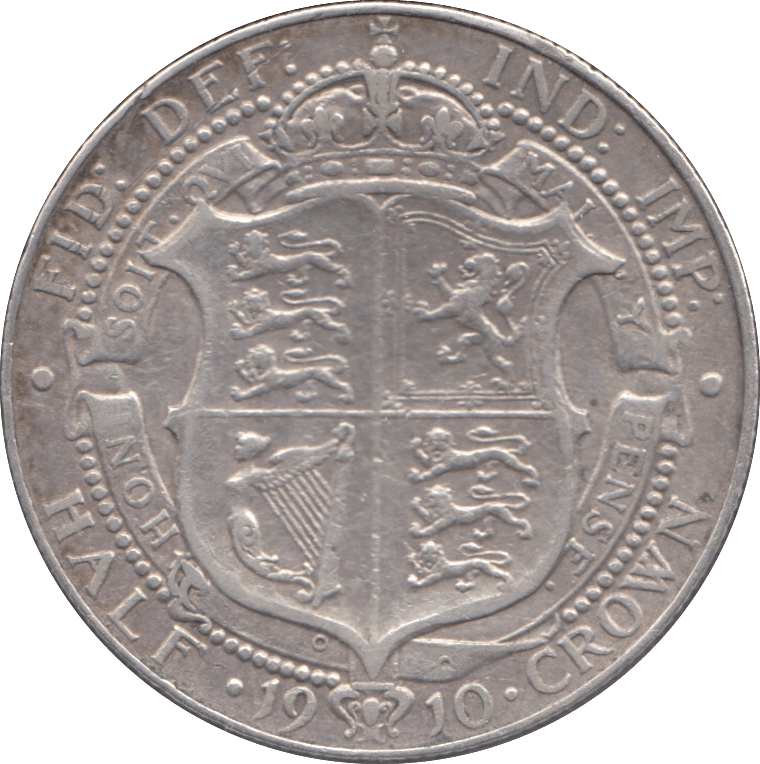1910 HALFCROWN ( VF ) - HALFCROWN - Cambridgeshire Coins