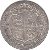 1910 HALFCROWN ( VF ) - HALFCROWN - Cambridgeshire Coins