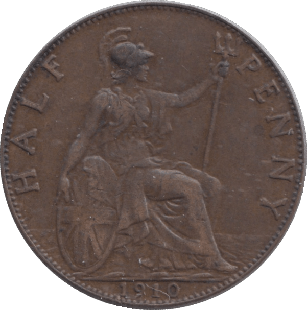 1910 HALFPENNY ( GVF ) - HALFPENNY - Cambridgeshire Coins