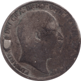 1910 MODIFIED SCARCE SIXPENCE ( FINE ) - SIXPENCE - Cambridgeshire Coins
