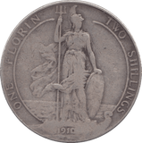 1910 ONE FLORIN ( FINE ) - FLORIN - Cambridgeshire Coins