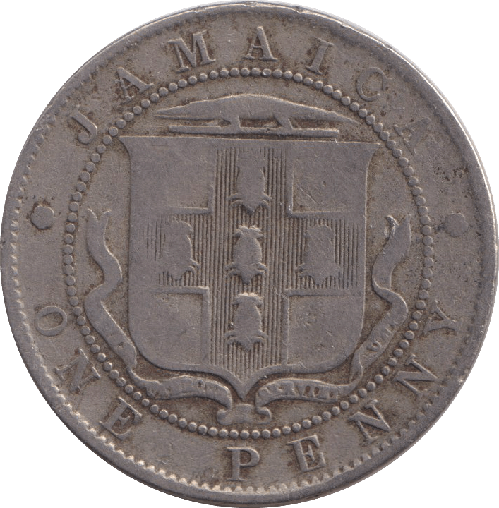 1910 ONE PENNY JAMAICA - WORLD COINS - Cambridgeshire Coins