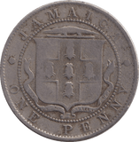 1910 ONE PENNY JAMAICA - WORLD COINS - Cambridgeshire Coins