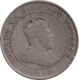 1910 ONE PENNY JAMAICA - WORLD COINS - Cambridgeshire Coins