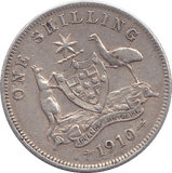 1910 ONE SHILLING - WORLD COINS - Cambridgeshire Coins