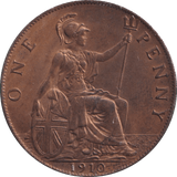 1910 PENNY ( AUNC ) - PENNY - Cambridgeshire Coins