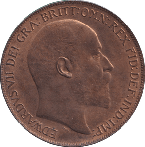 1910 PENNY ( AUNC ) - PENNY - Cambridgeshire Coins