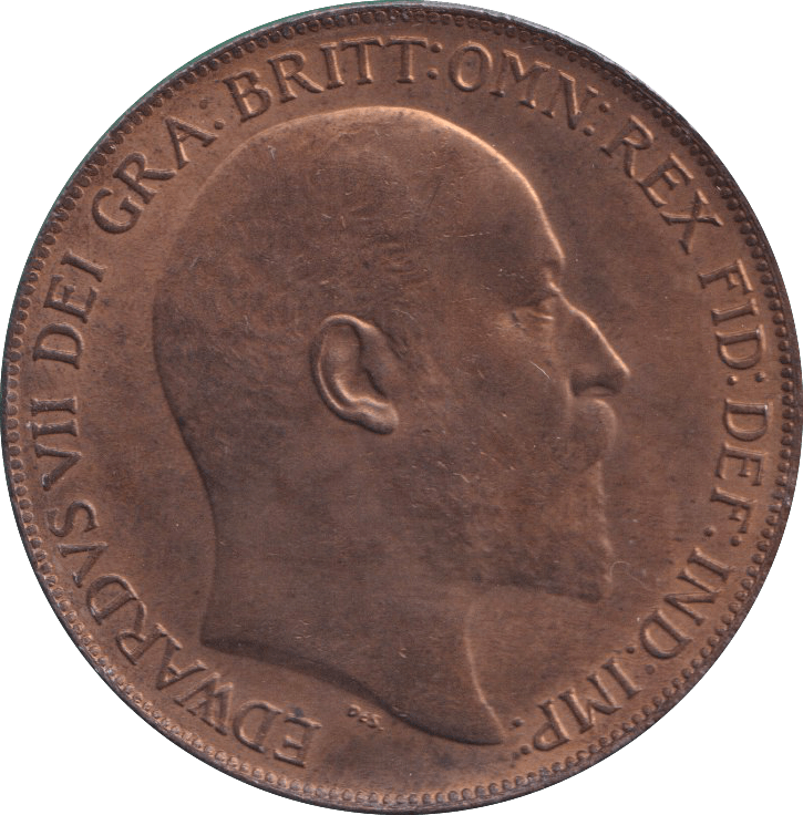 1910 PENNY ( AUNC ) - PENNY - Cambridgeshire Coins