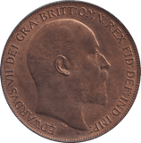 1910 PENNY ( AUNC ) - PENNY - Cambridgeshire Coins