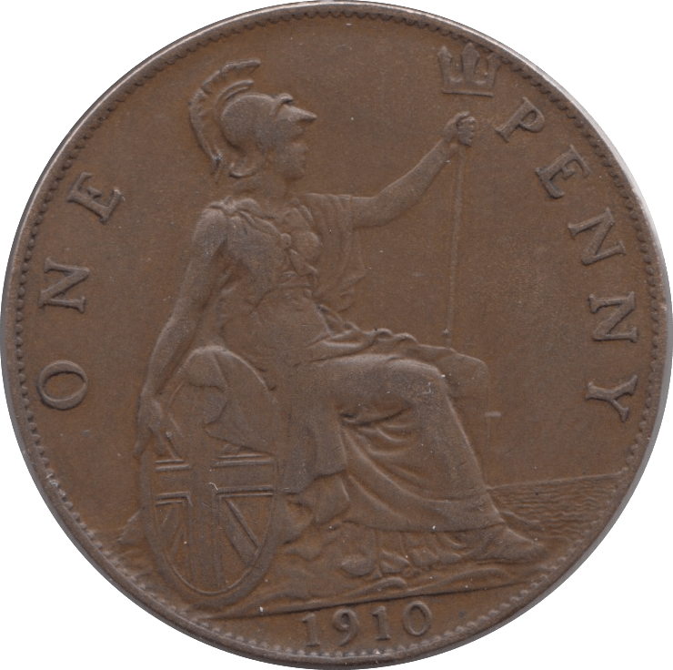 1910 PENNY ( EF ) - Penny - Cambridgeshire Coins