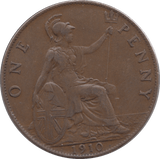 1910 PENNY ( EF ) - Penny - Cambridgeshire Coins