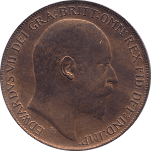 1910 PENNY ( UNC ) - PENNY - Cambridgeshire Coins