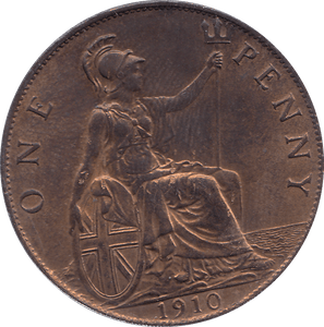 1910 PENNY ( UNC ) - PENNY - Cambridgeshire Coins