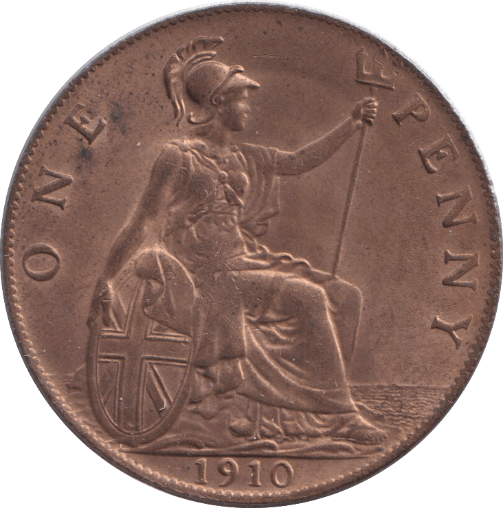 1910 PENNY ( UNC ) - PENNY - Cambridgeshire Coins