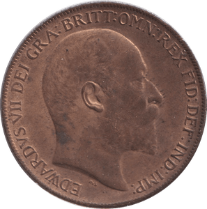 1910 PENNY ( UNC ) - PENNY - Cambridgeshire Coins