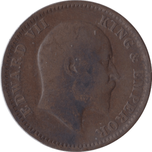 1910 QUARTER ANNA BRITISH INDIA - WORLD COINS - Cambridgeshire Coins