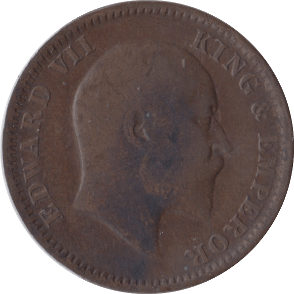 1910 QUARTER ANNA BRITISH INDIA - WORLD COINS - Cambridgeshire Coins