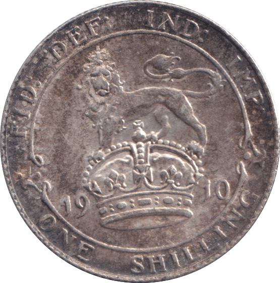1910 SHILLING ( EF ) - SHILLING - Cambridgeshire Coins