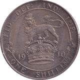 1910 SHILLING ( EF ) - SHILLING - Cambridgeshire Coins