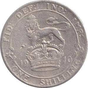 1910 SHILLING ( FINE ) - SHILLING - Cambridgeshire Coins