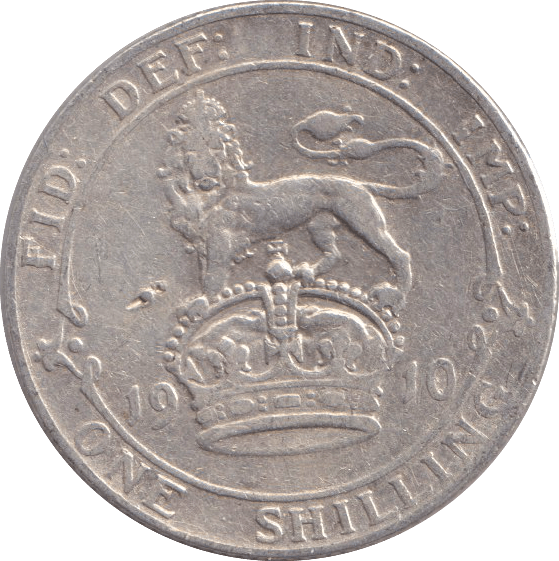 1910 SHILLING ( FINE ) - SHILLING - Cambridgeshire Coins