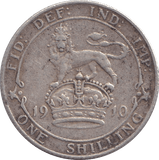 1910 SHILLING ( FINE ) - SHILLING - Cambridgeshire Coins
