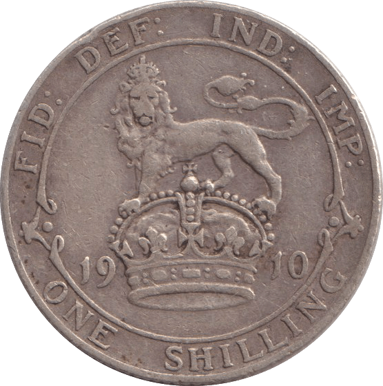1910 SHILLING ( FINE ) - SHILLING - Cambridgeshire Coins