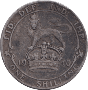 1910 SHILLING ( NF ) - SHILLING - Cambridgeshire Coins