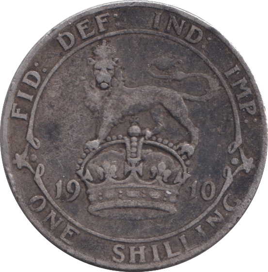 1910 SHILLING ( NF ) - SHILLING - Cambridgeshire Coins