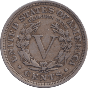 1910 SILVER 5 CENTS USA - SILVER WORLD COINS - Cambridgeshire Coins