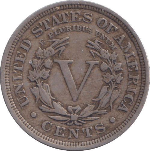 1910 SILVER 5 CENTS USA - SILVER WORLD COINS - Cambridgeshire Coins