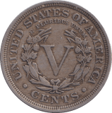 1910 SILVER 5 CENTS USA - SILVER WORLD COINS - Cambridgeshire Coins